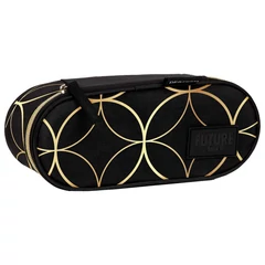 Future by BackUp ovális tolltartó - Gold (P1ADF39)