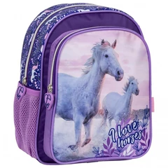 I love horses lovas ovis hátizsák - lila