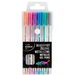 Derform - Kidea 6 db-os zselés toll - metál (DZMA6KA)