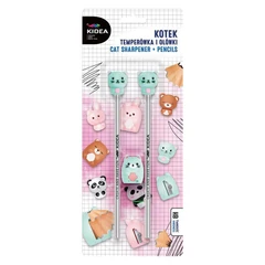 Kidea Cicás HB grafitceruza - 2 db-os - hegyezővel (KOOT3KA)