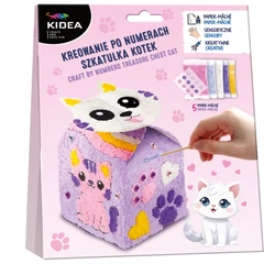 Kidea Craft by Numbers - Cicás kincses doboz (KNSZKKA)