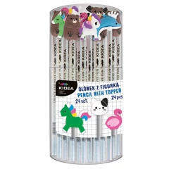 Kidea HB grafit ceruza ceruzadísszel - többféle (OFKA)