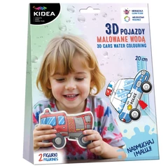 Kidea Megic vízfestmények - 3D autók (MPMKA)