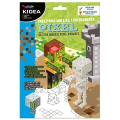 Kidea mozaikkép készítő készlet - Pixel - állatok (MOKPKA)