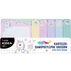 Kidea öntapadós jegyzettömb - Unikornisos (KASUIKA)