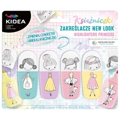 Kidea princess mini szövegkiemelő - 4 db-os (ZKNLKA)