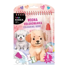 Kidea újra felhasználható vízfestő könyv - Kutyás (MWKWLKA)