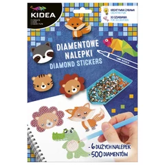 Kidea Magic World gyémánt matricák - Állatok (NDZKA)