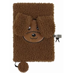 Kutyás szőrmés kulcsos napló (PPZKBP)