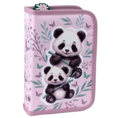 Pandás felszerelt kihajtható tolltartó - Cute Panda (PWJPA11)