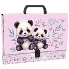 Pandás fogantyús irattartó A4/45 mm - Cute Panda (TTRPA11)