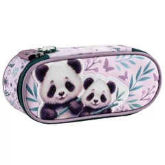 Pandás ovális tolltartó - Cute Panda (P1APA11)