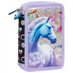Unikornis felszerelt emeletes tolltartó - Born to be a Unicorn (PWDJR15)