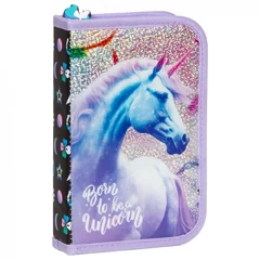 Unikornis felszerelt kihajtható tolltartó - Born to be a Unicorn (PWJJR15)