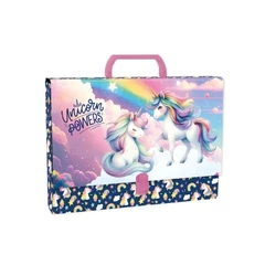 Derform - Unikornis fogantyús irattartó A4/45 mm (TTRJR16)