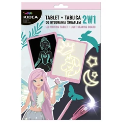 Kidea 2 az 1-ben LCD kijelzős rajztábla - rózsaszín (TTDRSA1KA)