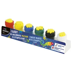 Kidea 6 színű ujjfesték készlet