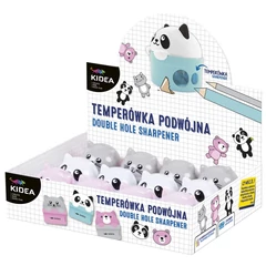 Kidea Állatos műanyag tartályos dupla hegyező - háromféle