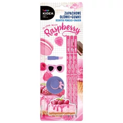 Kidea grafit ceruza - 3 db-os - illatos radírral - Málnás sajttorta (ZAGOMSKA)