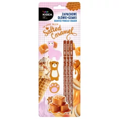 Kidea grafit ceruza - 3 db-os - illatos radírral - Sós Karamell (ZAGOSKKA)