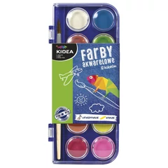 Kidea 12 színű vízfesték készlet (FA12KKA)