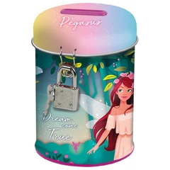 Pegazus és tündér persely lakattal - Dream come True