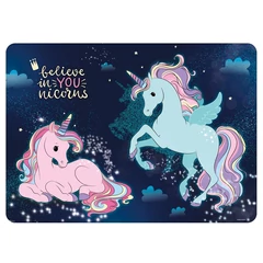 Unikornisos asztali alátét - Believe in YOUnikorns