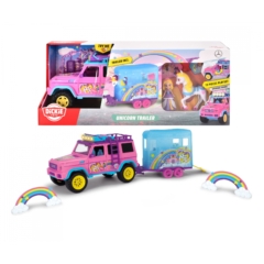 Dickie - Pink Drivez unikornis szállító autó hercegnővel (203837022)