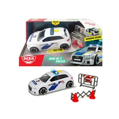 Dickie Audi RS3 játék rendőrautó - 15 cm (203713016006)