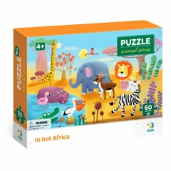 Dodo Animal Series 60 db-os puzzle - Forró Afrika (300376)