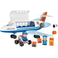 Abrick Happy Jet utasszállító repülőgép építőjáték 