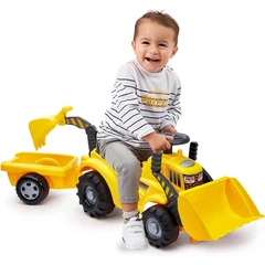 Écoiffier Utánfutós Traktor bébitaxi homlokrakodóval (0498)