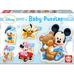 Educa 5 az 1-ben Baby sziluett puzzle (3,4,5 db-os) - Disney - Mickey (13813)