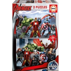 Educa 2 x 100 db-os puzzle - Avengers - Bosszúállók (15771)