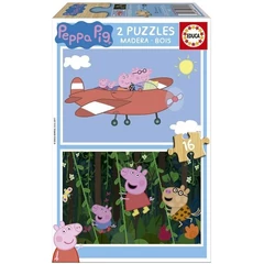 Educa 2 x 16 db-os fa puzzle - Peppa malac (17157)