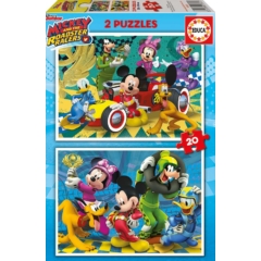 Educa 2 x 20 db-os puzzle - Mickey Mouse és barátai (17631)
