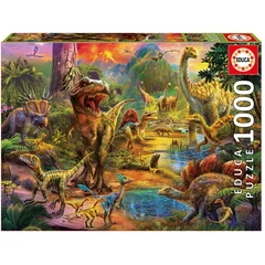 Educa 1000 db-os puzzle - Dinoszauruszok földje (17655)
