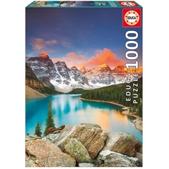 Educa 1000 db-os puzzle - Moraine tó, Banff Nemzeti Park, Kanada (17739)
