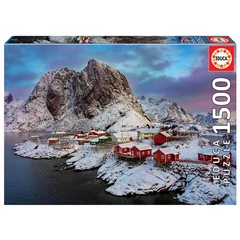 Educa 1500 db-os puzzle - Lofoten-szigetek, Norvégia (17976)