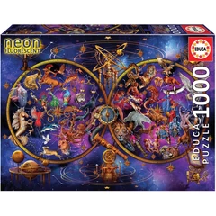 Educa 1000 db-os Neon puzzle - Csillagjegyek konstellációja (19561)