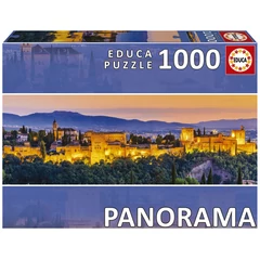 Educa 1000 db-os Panoráma puzzle - Alhambra, Granada (19576)