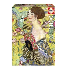 Educa 1000 db-os puzzle - Lady with fan - Gustav Klimt (19932)