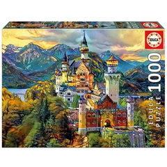 Educa 1000 db-os puzzle - Neuschwanstein kastély (19933)