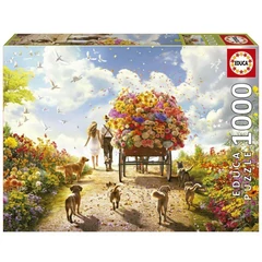 Educa 1000 db-os puzzle - Virágszállítás (19921)
