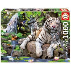 Educa 1000 db-os puzzle - Bengáli fehér tigris (14808)