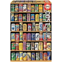 Educa 1500 db-os puzzle - Üdítős dobozok (14446)