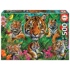 Educa 500 db-os puzzle - Tigris Dzsungel (19902)