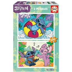 Educa 2 x 100 db-os puzzle - Stitch (19998)
