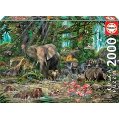 Educa 2000 db-os puzzle - Afrikai dzsungel (16013)