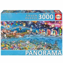 Educa 3000 db-os puzzle - Life Panorama (20265)